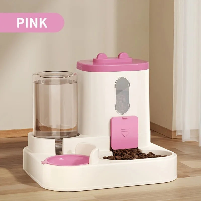 2-in-1 Automatic Cat Feeder & Water Dispenser