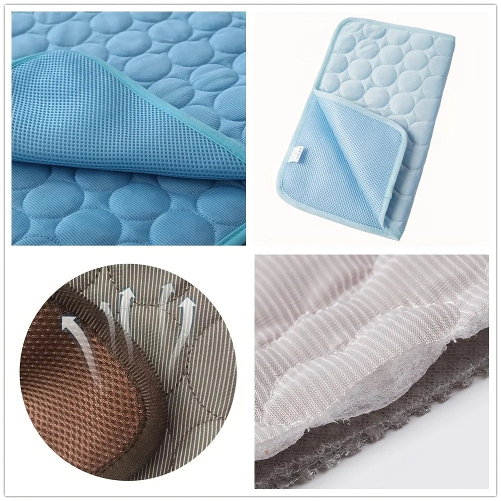Pet Cooling Mat – Extra n Large Summer Bed for Small & Big Dogs
