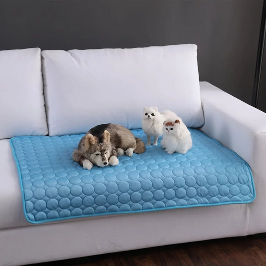 Pet Cooling Mat – Extra n Large Summer Bed for Small & Big Dogs