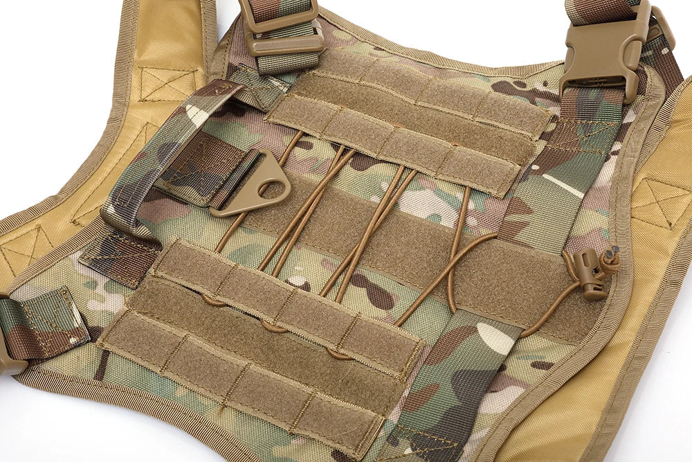 Tactical Dog Harness with Training Vest & Leash Attachment