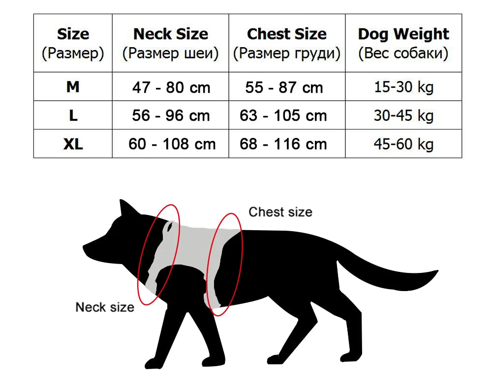 Tactical Dog Harness with Training Vest & Leash Attachment