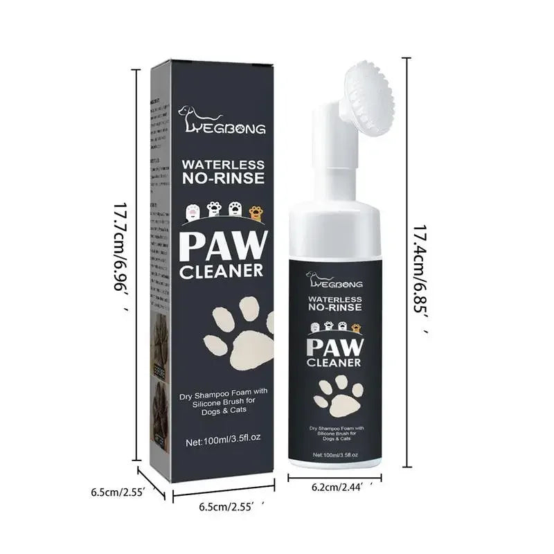PetPaw Foam Cleaner with Brush for Dogs & Cats