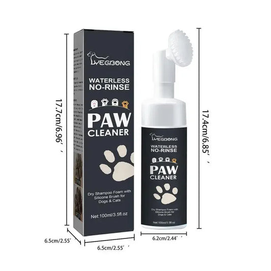 PetPaw Foam Cleaner with Brush for Dogs & Cats