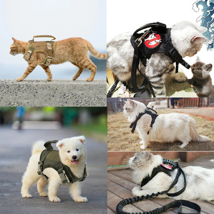 Tactical Cat Harness| Secure Walking Vest