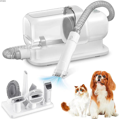 Pet-Friendly Grooming Kit| Low Noise vacuum cleaner with 2.3L Suction Dust Cup