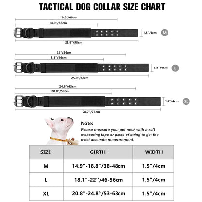 Tactical Dog Harness with Training Vest & Leash Attachment