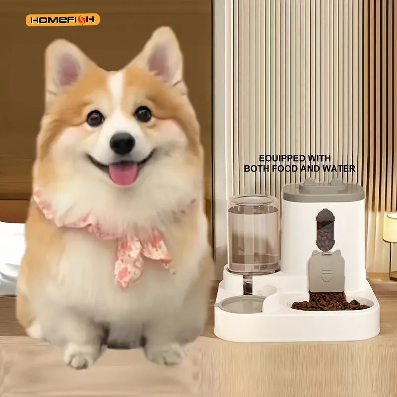 2-in-1 Automatic Cat Feeder & Water Dispenser