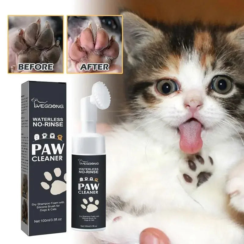 PetPaw Foam Cleaner with Brush for Dogs & Cats