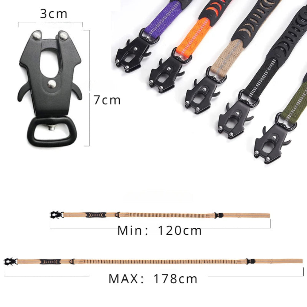 Tactical Dog Leash |No Pull Reflective Leash for Large Dogs