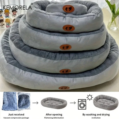 Cozy Oval Cat and small dogs Bed