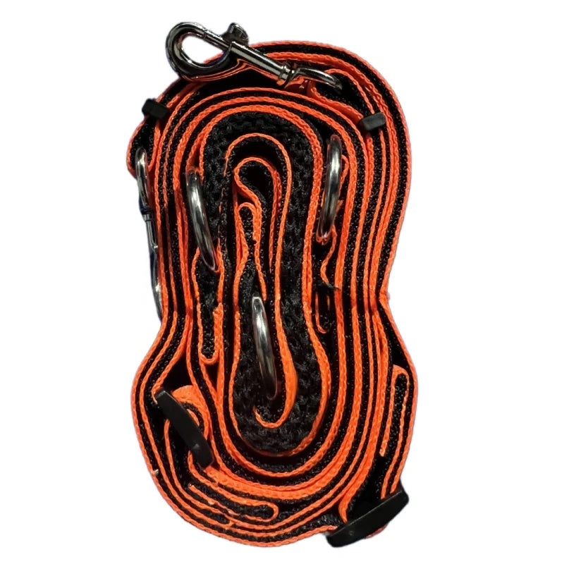 Multifunctional Free Hands & Double Head Dog Leash