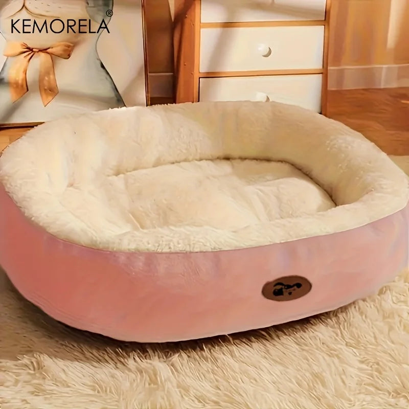 Cozy Oval Cat and small dogs Bed