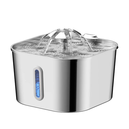 Automatic Cat Fountain – 2.2L Stainless Steel Water Dispenser