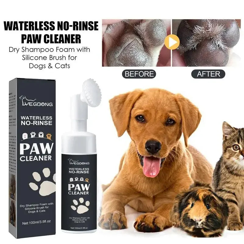 PetPaw Foam Cleaner with Brush for Dogs & Cats