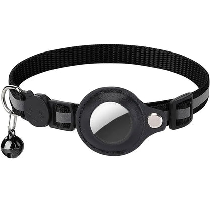 Reflective Cat Collar with AirTag Holder for Kitten Safety