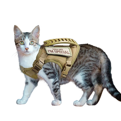 Tactical Cat Harness| Secure Walking Vest