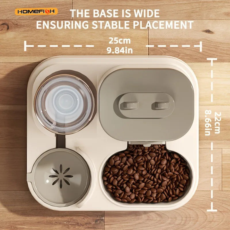 2-in-1 Automatic Cat Feeder & Water Dispenser