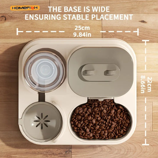 2-in-1 Automatic Cat Feeder & Water Dispenser