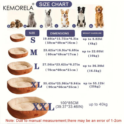 Cozy Oval Cat and small dogs Bed
